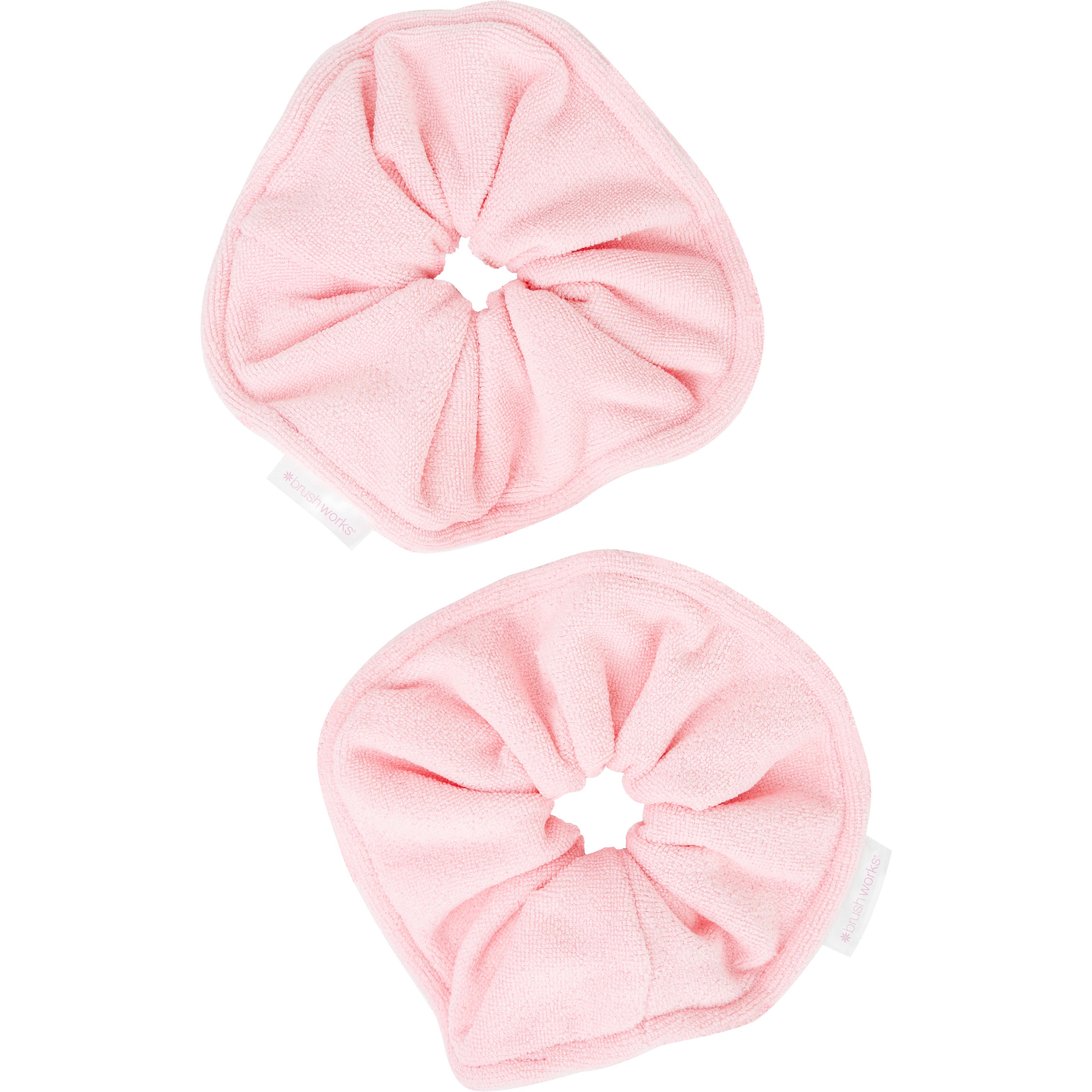 Alternativ bild 1 för Brushworks Microfibre Hair Scrunchies (Pack of 2)