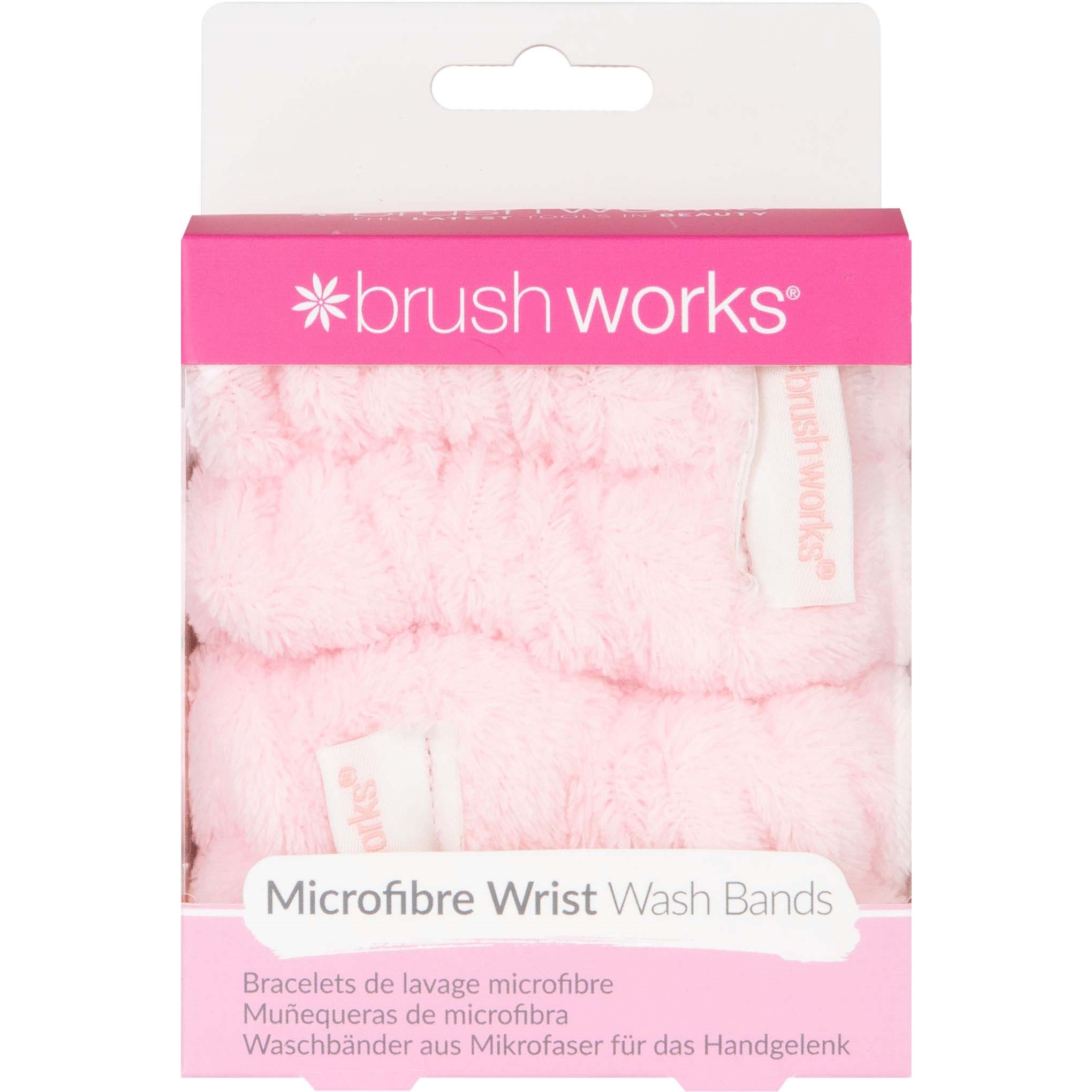 Brushworks Microfibre Wrist Wash Bands 2 Pack