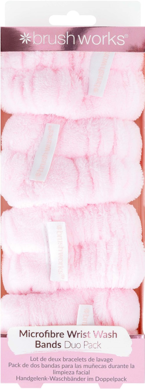 Brushworks Microfibre Wrist Wash Bands 2 pairs