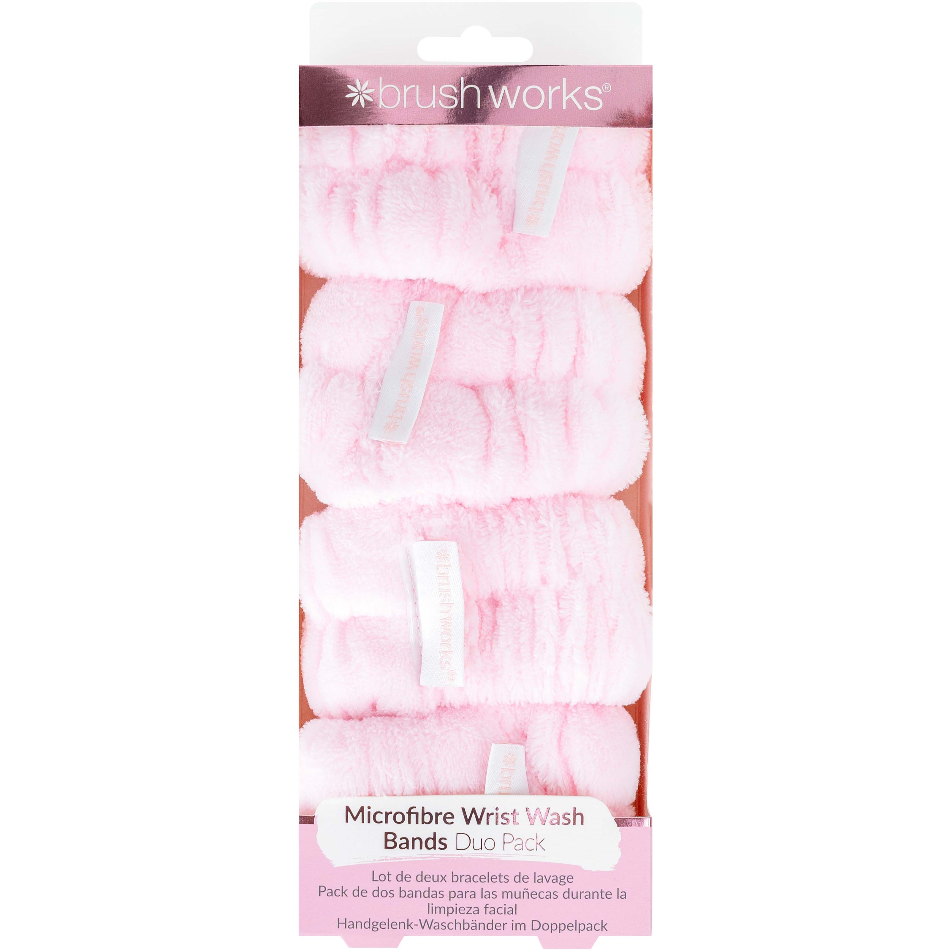 Brushworks Microfibre Wrist Wash Bands 2 pairs billede