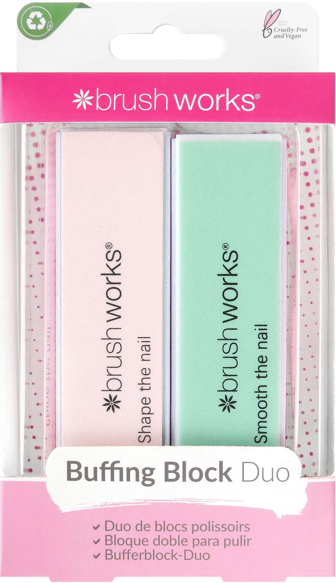 Brushworks Nail Buffing Block Pastel