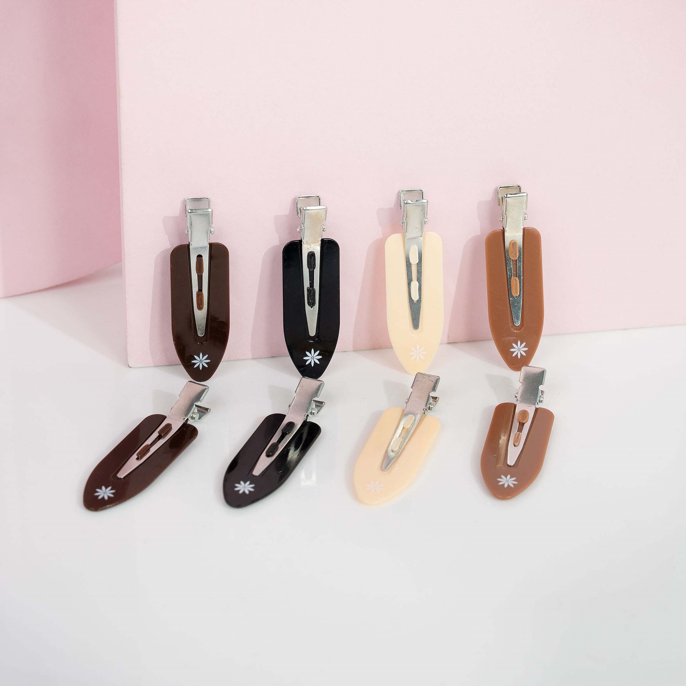 Brushworks Nude No Crease Hair Clips (Pack of 8) (obrázok 3)