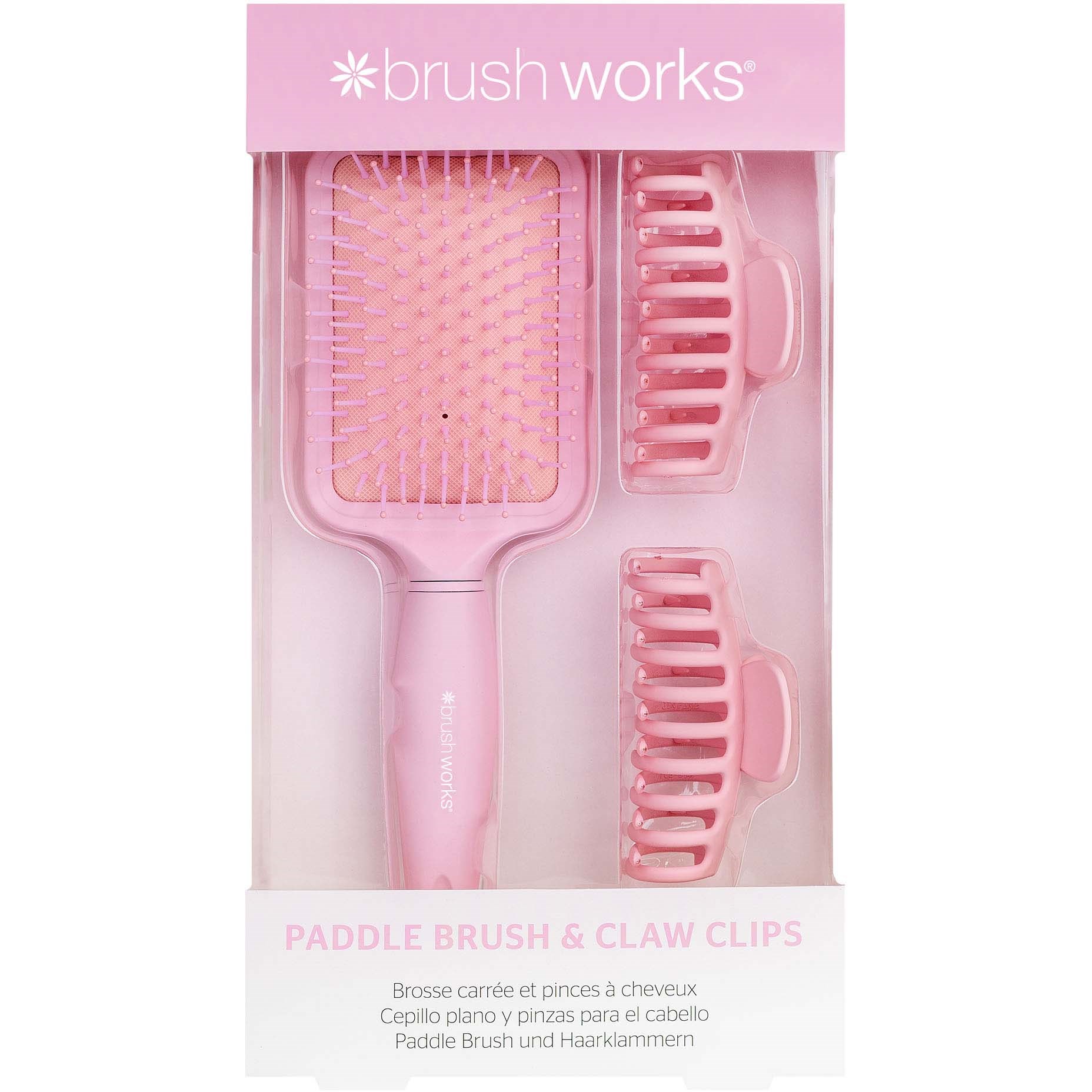 Läs mer om Brushworks Paddle Brush and Claw Clips