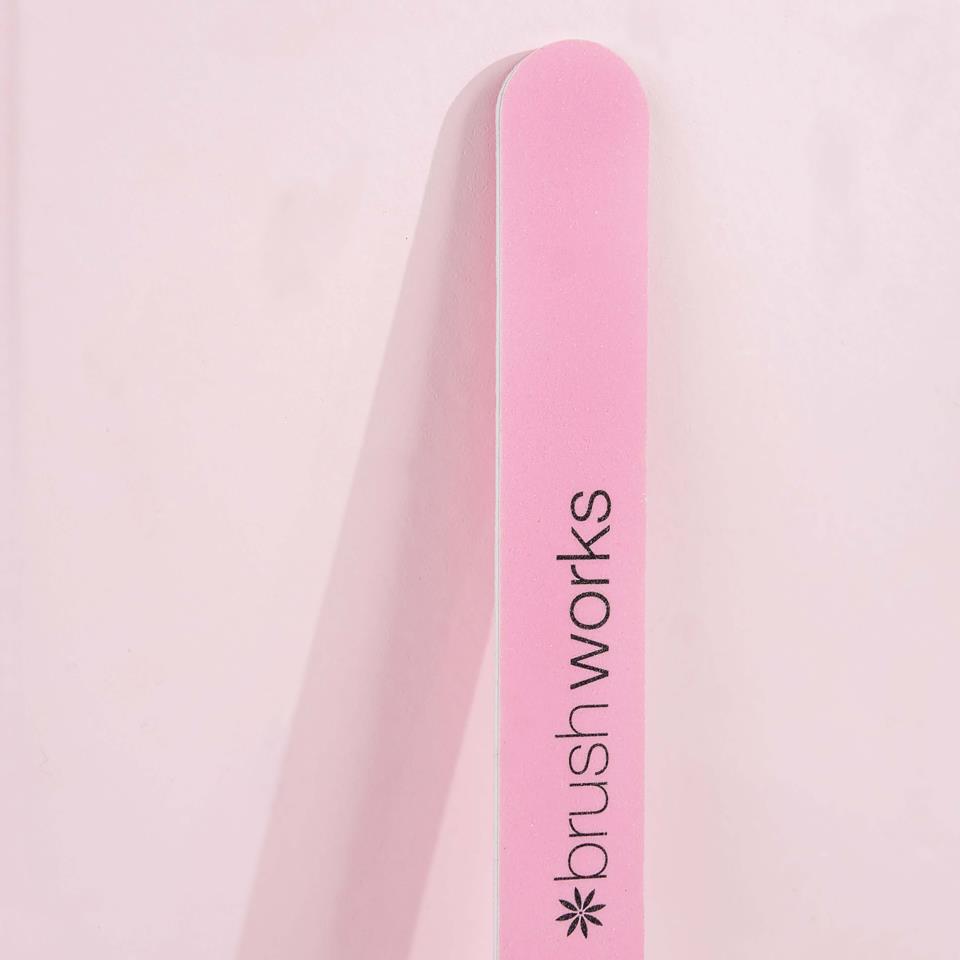Brushworks Pastel Coloured Nail Files - 4 Pack