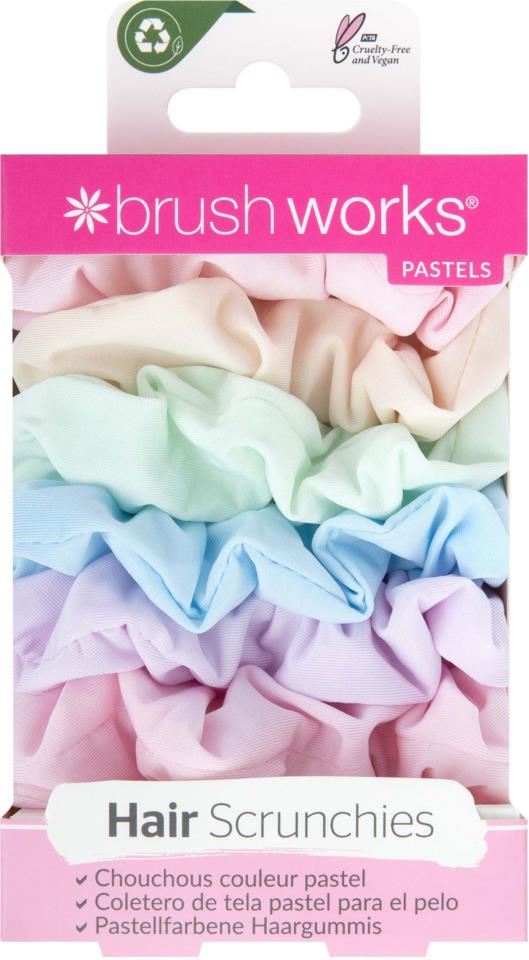 Brushworks Pastel Scrunchies 6 pcs