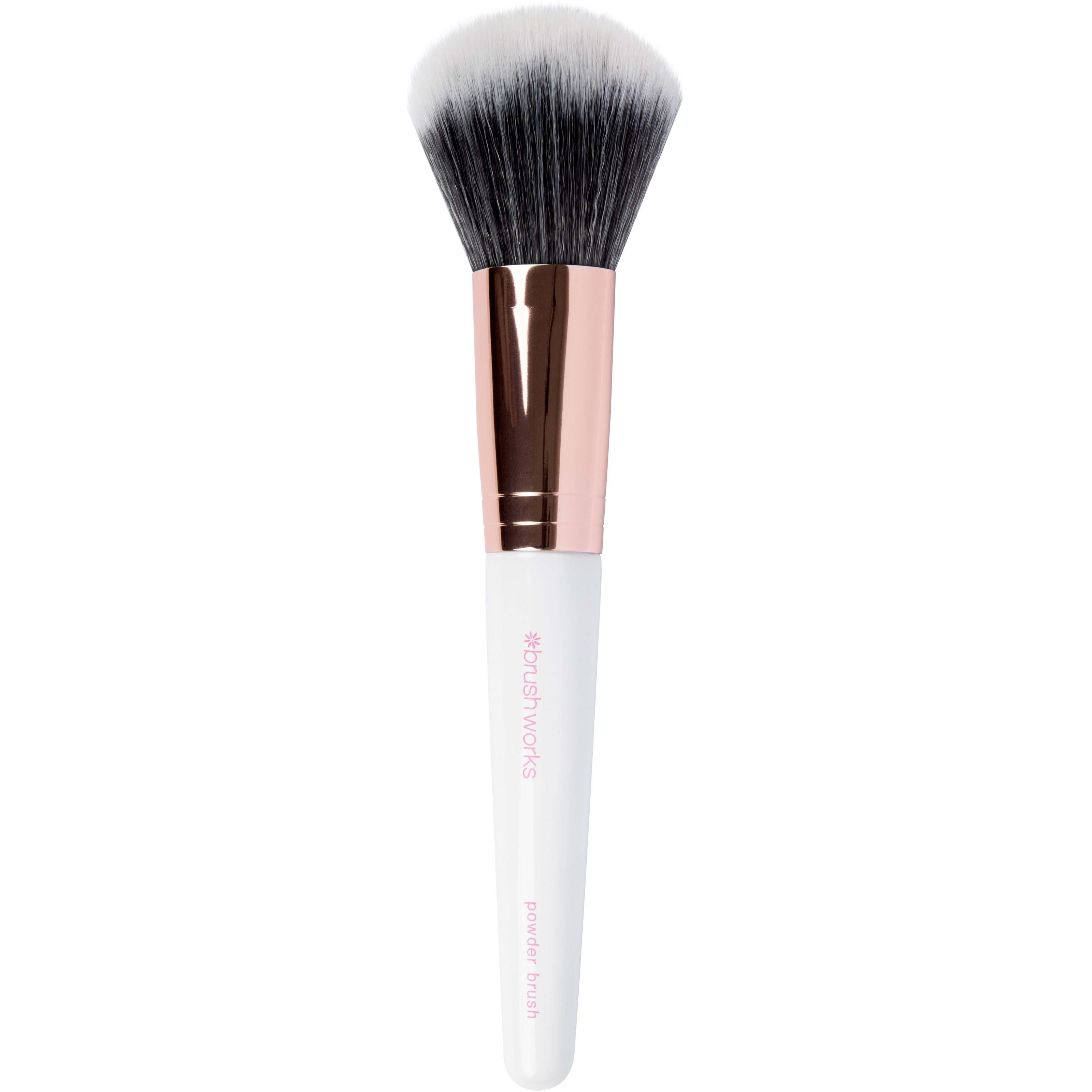 Alternativ bild 1 för Brushworks Powder Brush - Pink & Gold