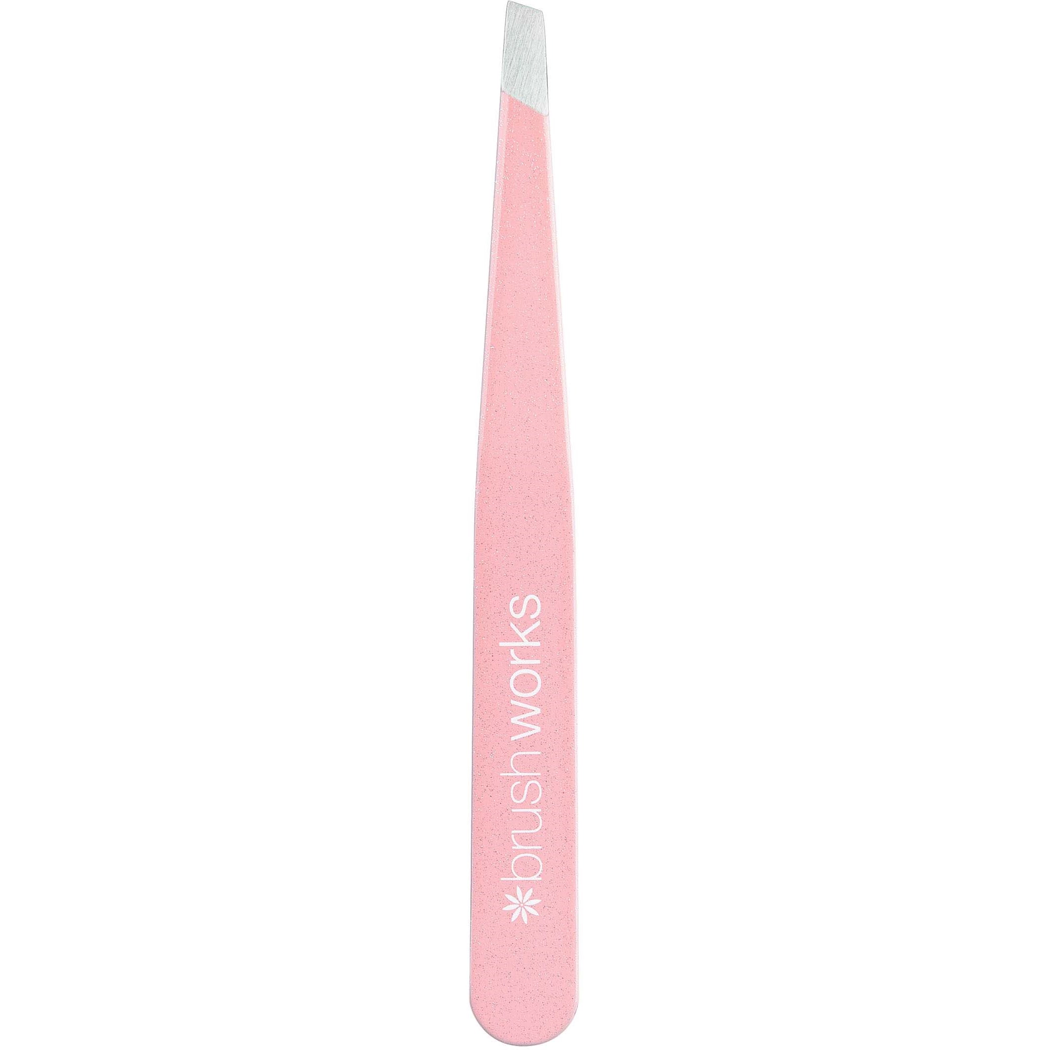 Brushworks Precision Slanted Tweezers - pesęta do brwi (obrázok 4)