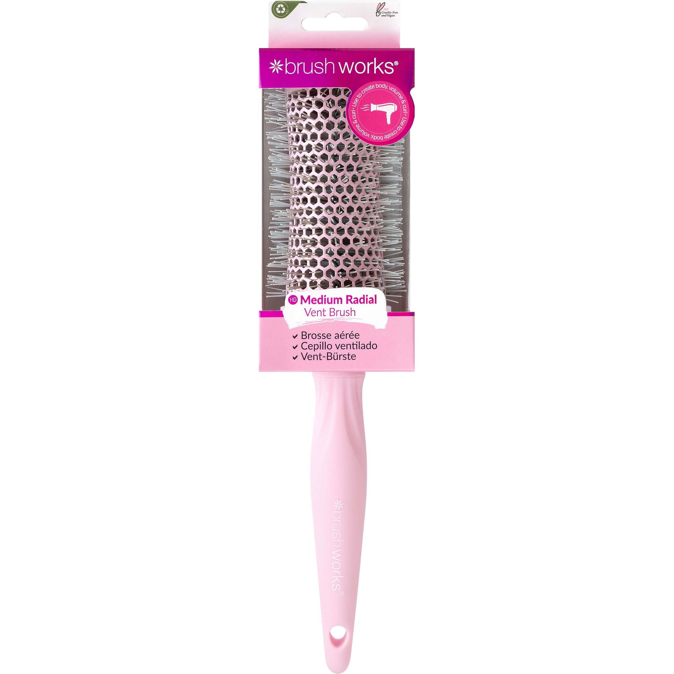 Brushworks Radial Vent Brush - szczotka do włosów M (obrázok 5)