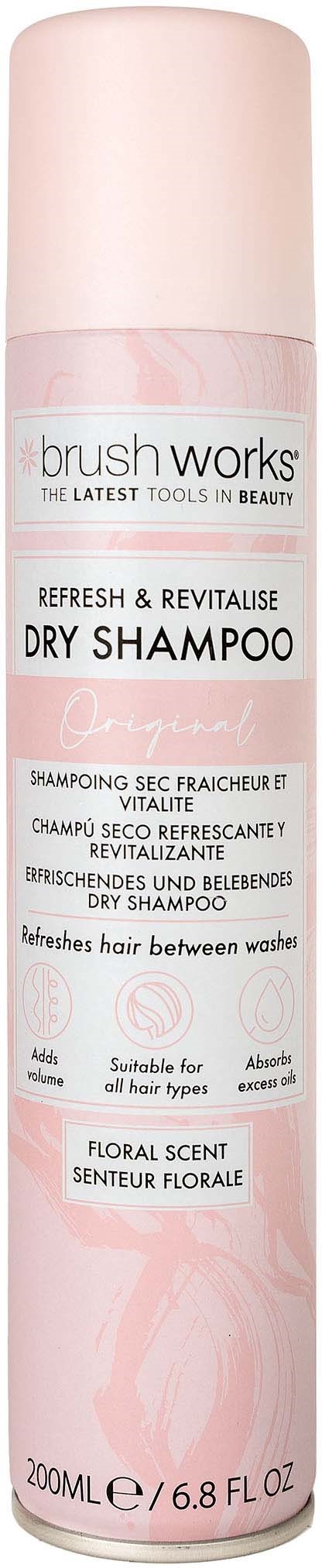 Brushworks Refresh & Revitalise Floral Dry Shampoo 200 ml