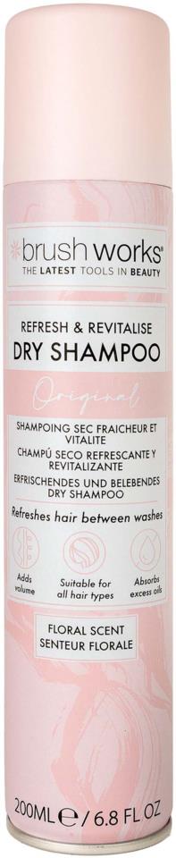 Brushworks Refresh & Revitalise Floral Dry Shampoo 200 ml