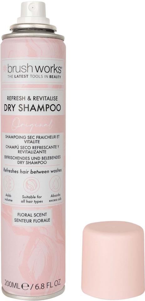 Brushworks Refresh & Revitalise Floral Dry Shampoo 200 ml