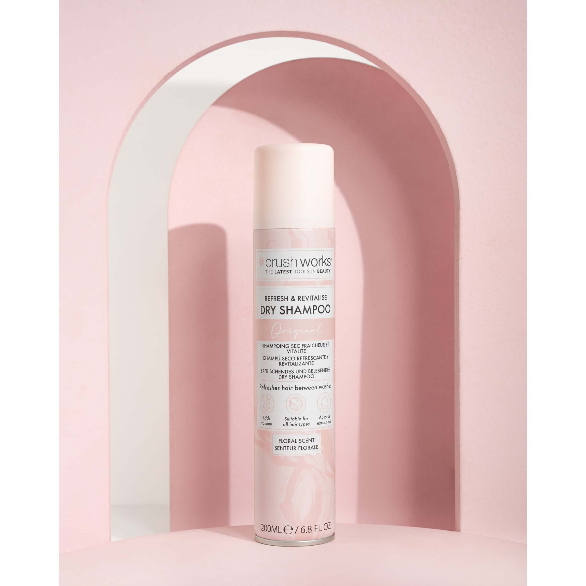 Brushworks Refresh & Revitalise Floral Dry Shampoo 200 ml (obrázok 5)