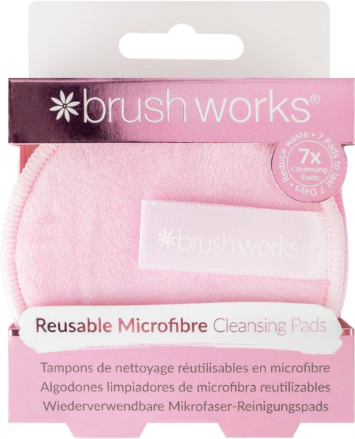 Brushworks Reusable Microfibre Cleansing Pads 7 pcs