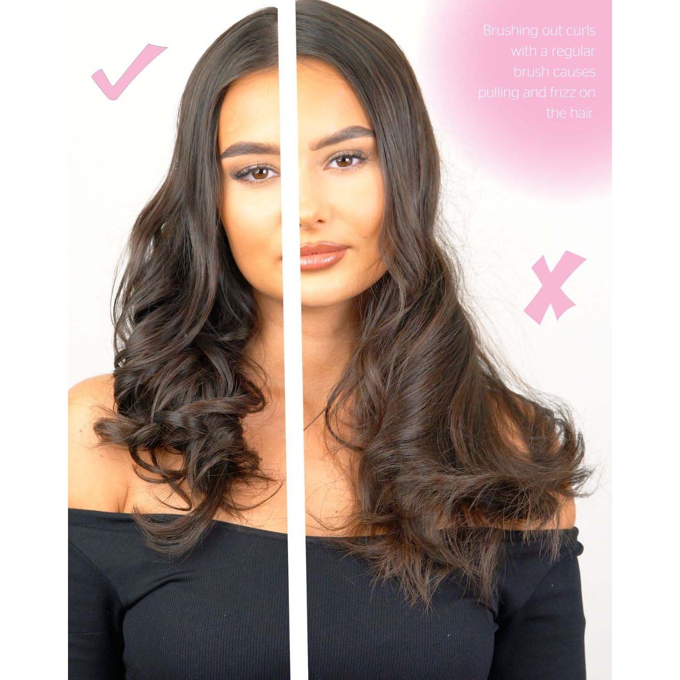 Brushworks Smoothing Curl Comb (obrázok 5)