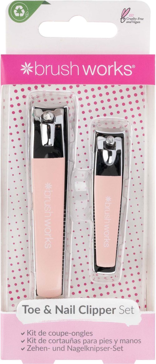 Brushworks Toe & Nail Clipper Set