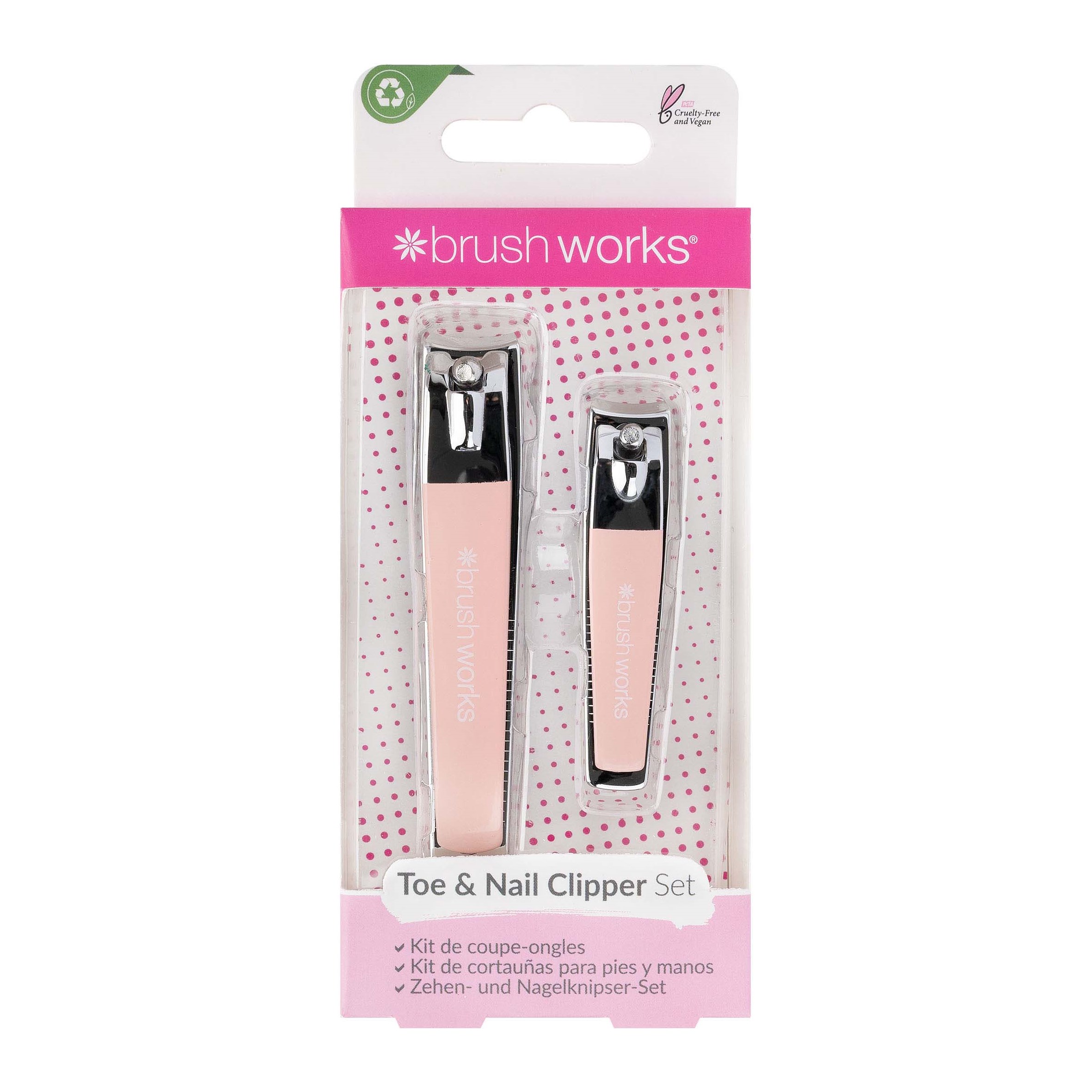 Brushworks Toe & Nail Clipper Set