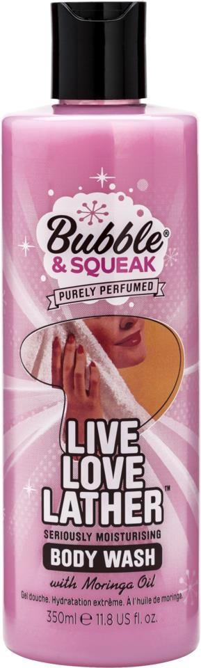 Bubble & Squeak Live Love Lather Body Wash 350 ml