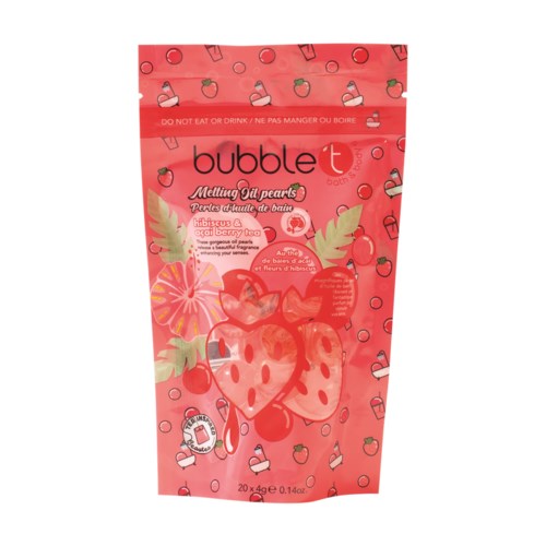 BubbleT Bath Pearls Hibiscus & Acai Berry Tea 80 g