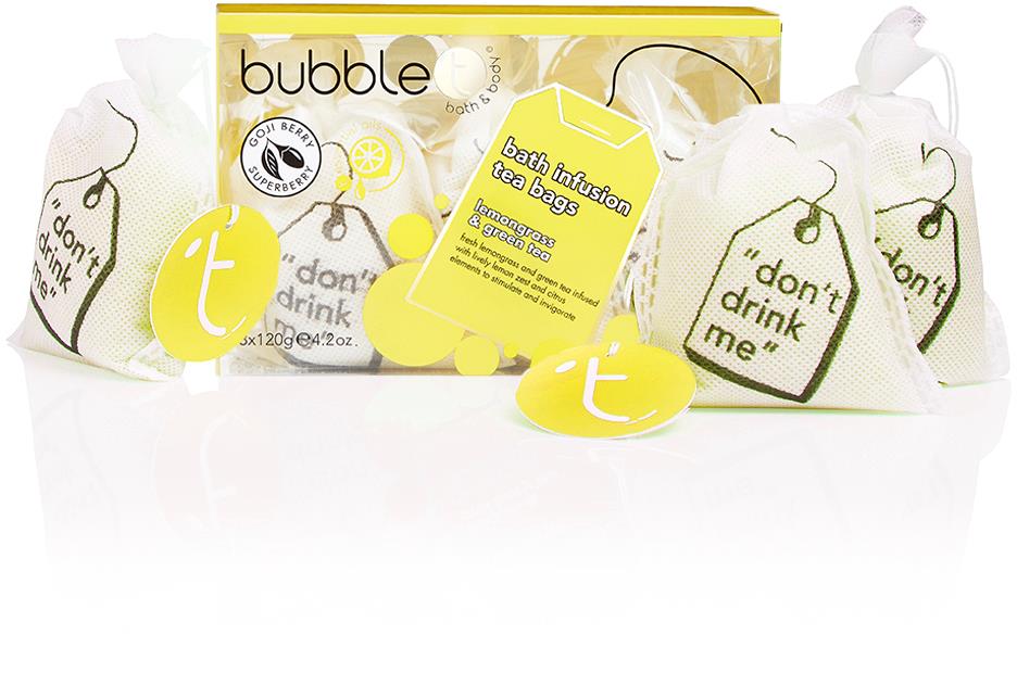 BubbleT Bath T-Bags Lemongrass & Green Tea 360g