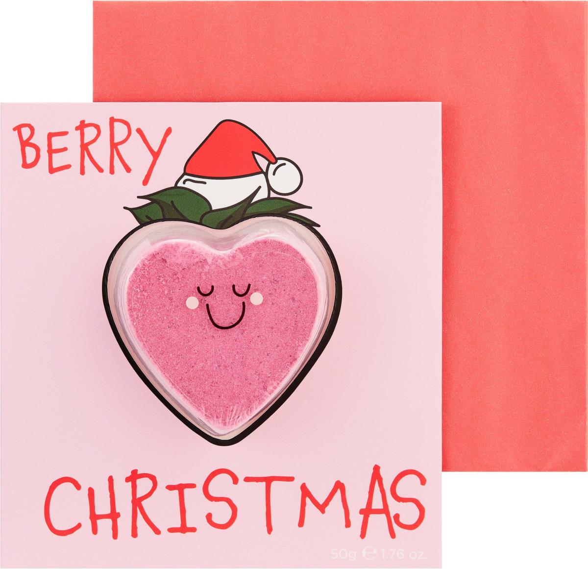 BubbleT Berry Christmas Xmas Card