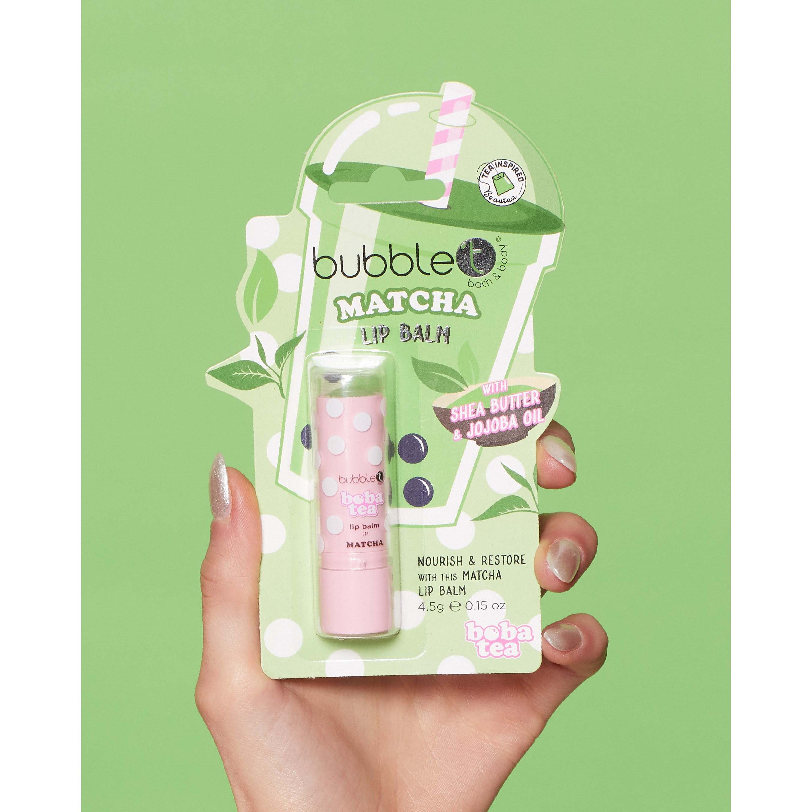 BubbleT Boba Tea Lip Balm Matcha (obrázok 3)