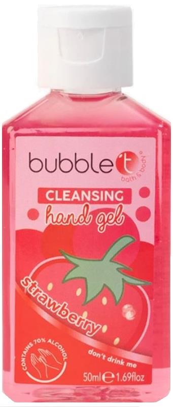 BubbleT Cleansing Hand Gel Strawberry 50ml