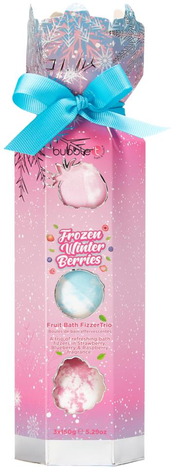 BubbleT Frozen Winter Berries Fizzer Trio 450 g
