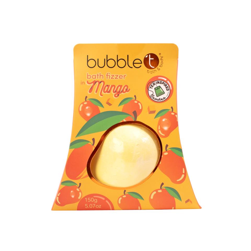 BubbleT Fruitea Bath Fizzer Mango