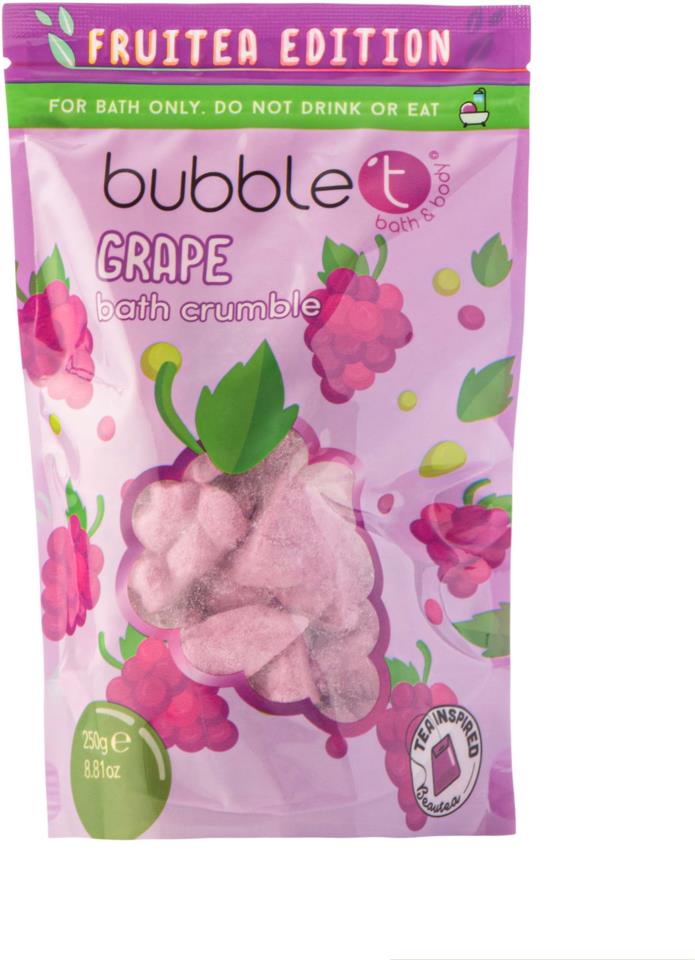 BubbleT Fruitea Grape Bath Crumble  250 g