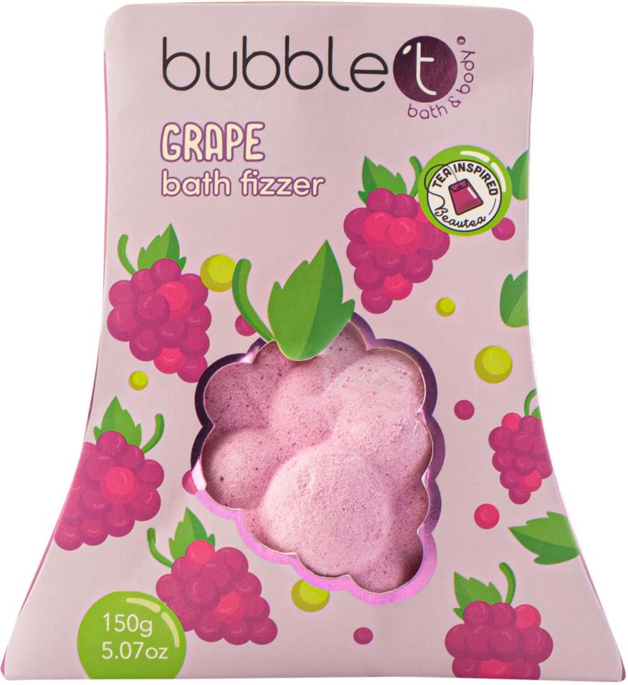BubbleT Fruitea Grape Bath Fizzer  150 g