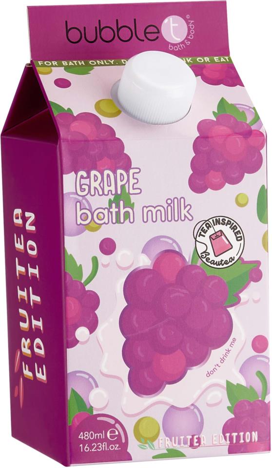 BubbleT Fruitea Grape Bath Milk  480 ml