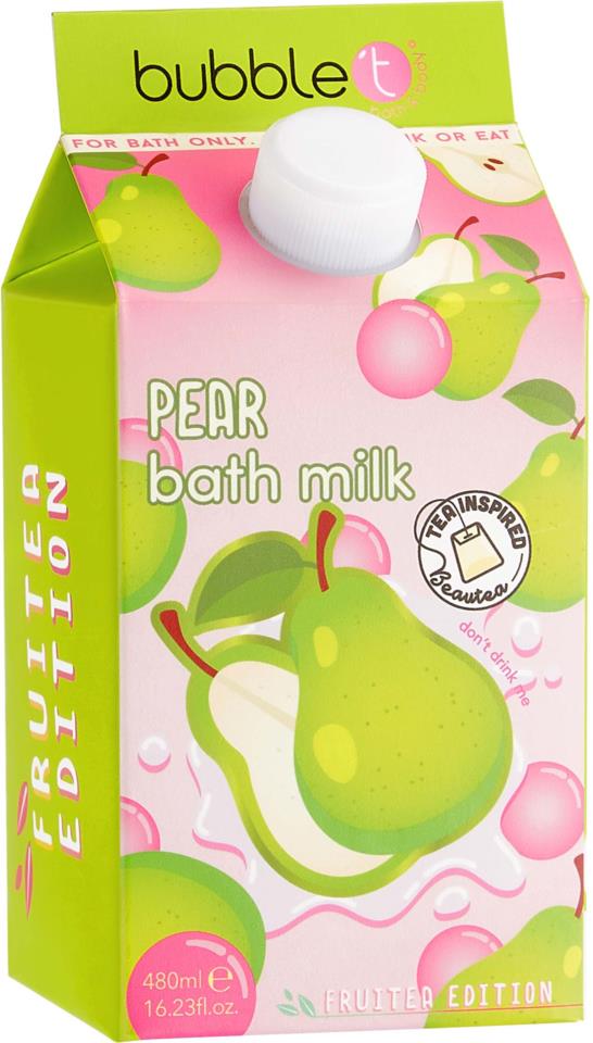 BubbleT Fruitea Pear Bath Milk  480 ml