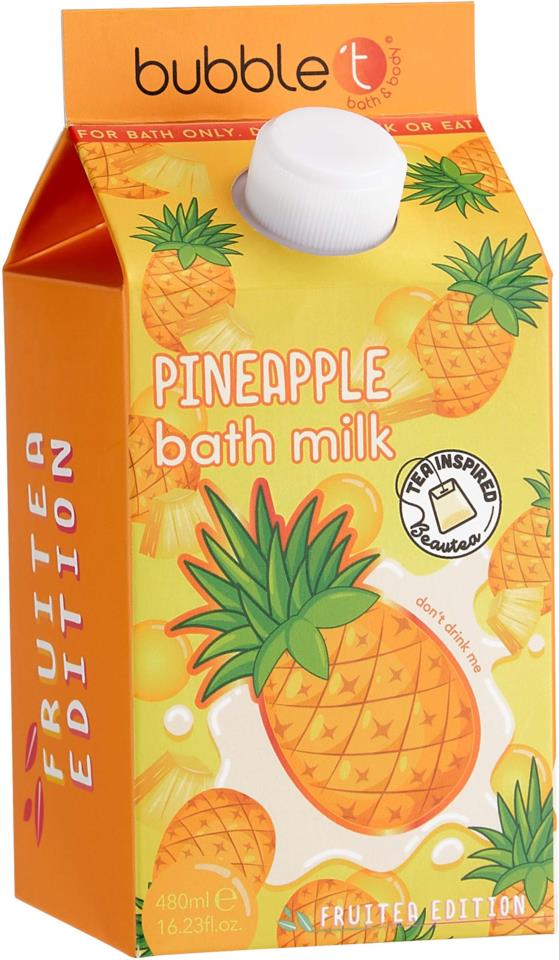 BubbleT Fruitea Pineapple Bath Milk  480 ml