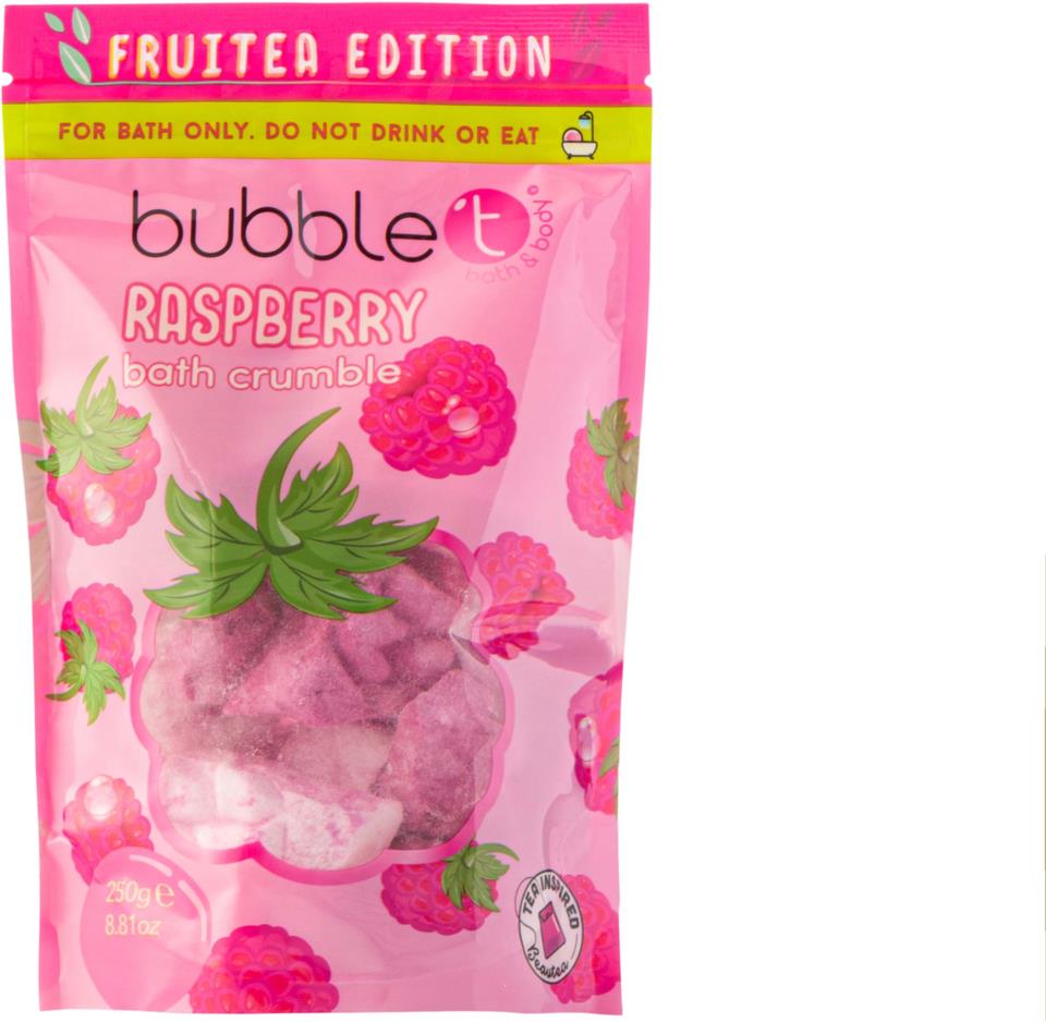 BubbleT Fruitea Raspberry Bath Crumble  250 g