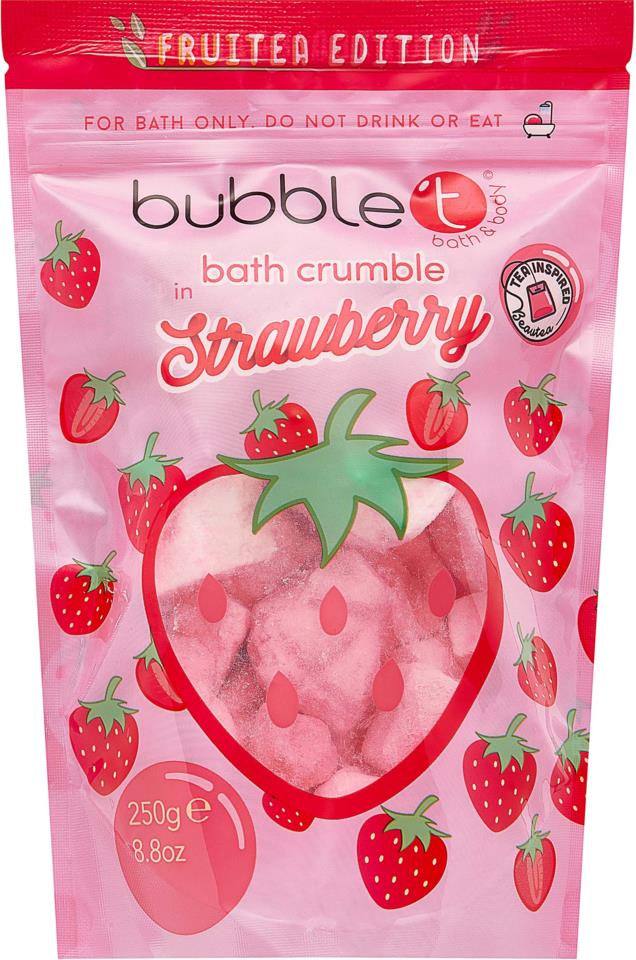 BubbleT 
Fruitea Strawberry Bath Crumble  250 g