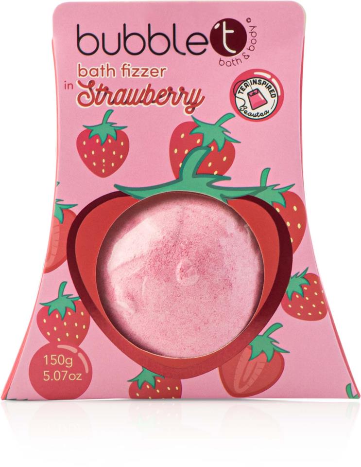BubbleT Fruitea Strawberry Bath Fizzer  150 g