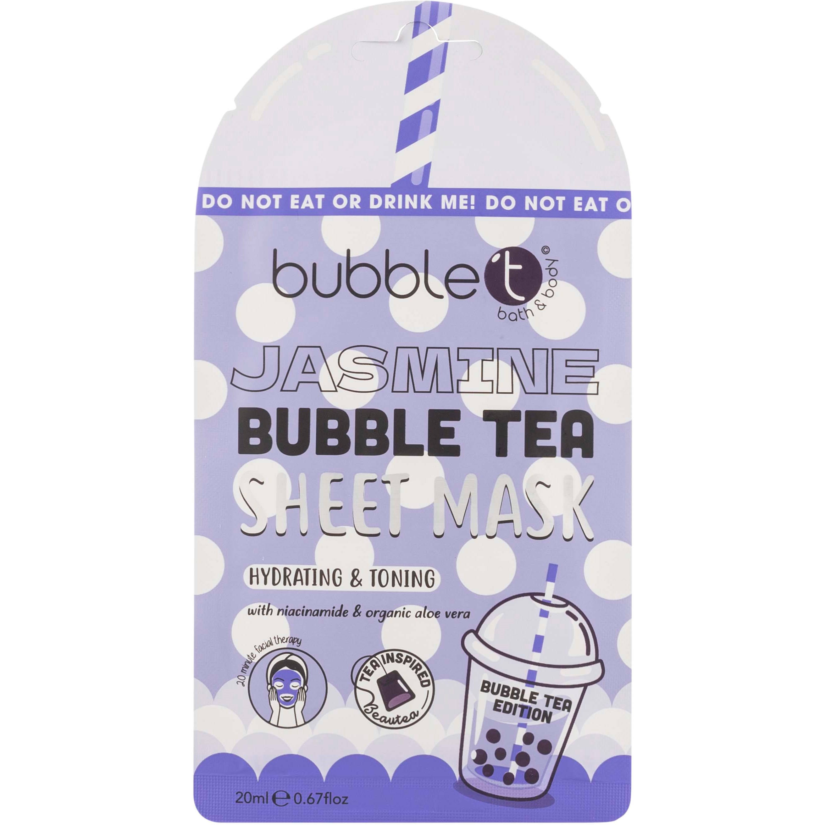 BubbleT Bubble Tea Sheet Mask Jasmine