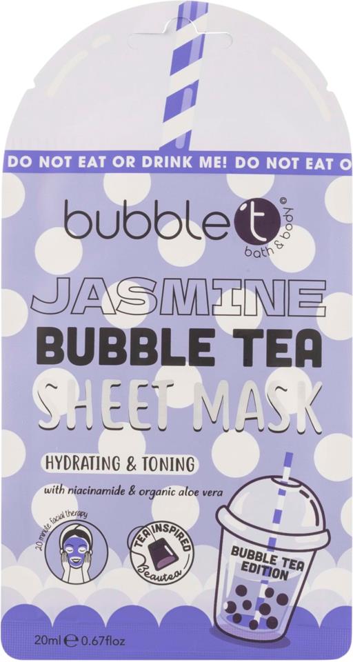 BubbleT Jasmine Bubble Tea Sheet Mask