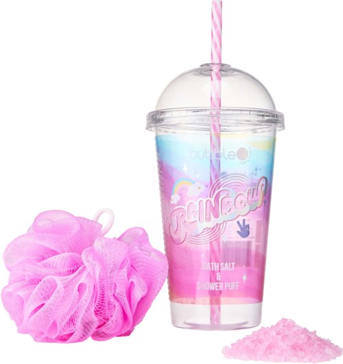 BubbleT Rainbow Bath Salt & Shower Puff | lyko.com