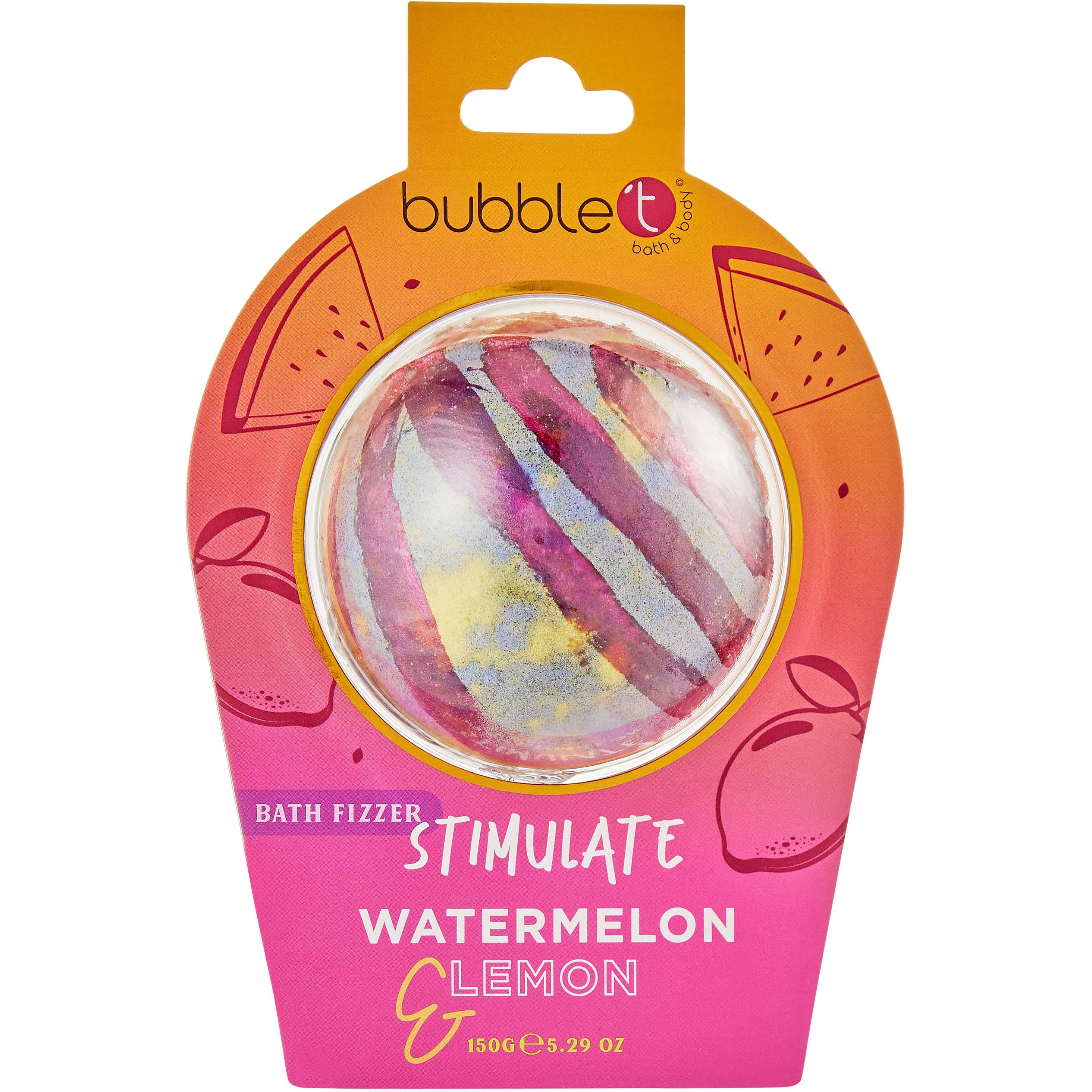 Bilde av Bubblet Bath Fizzer Stimulate Watermelon & Lemon