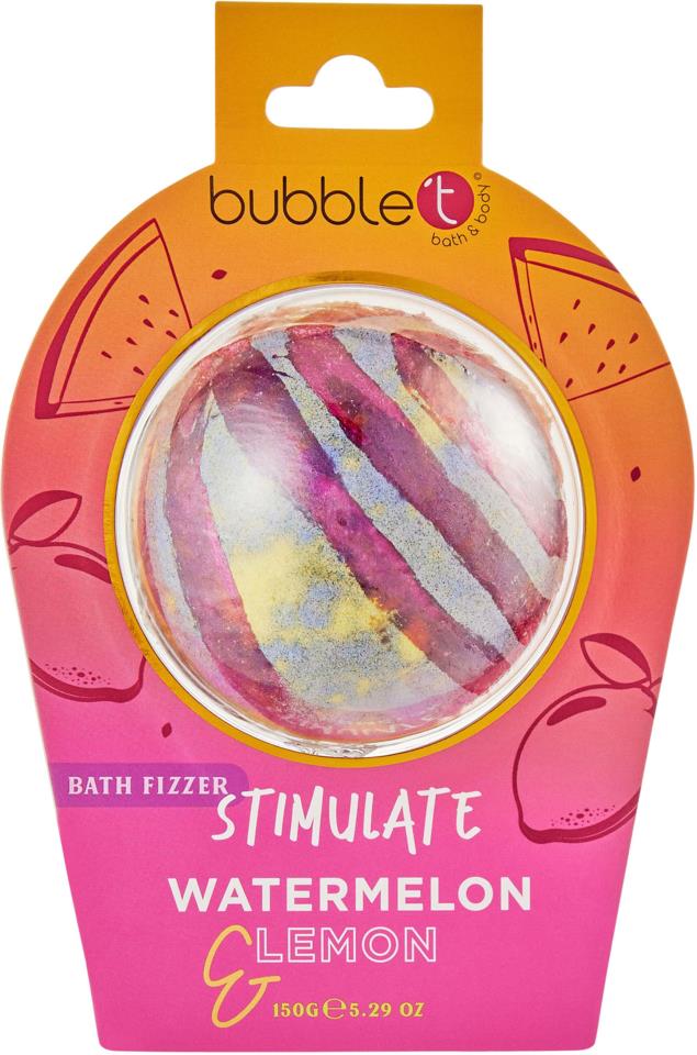 BubbleT Stimulate Watermelon & Lemon Bath Fizzer
