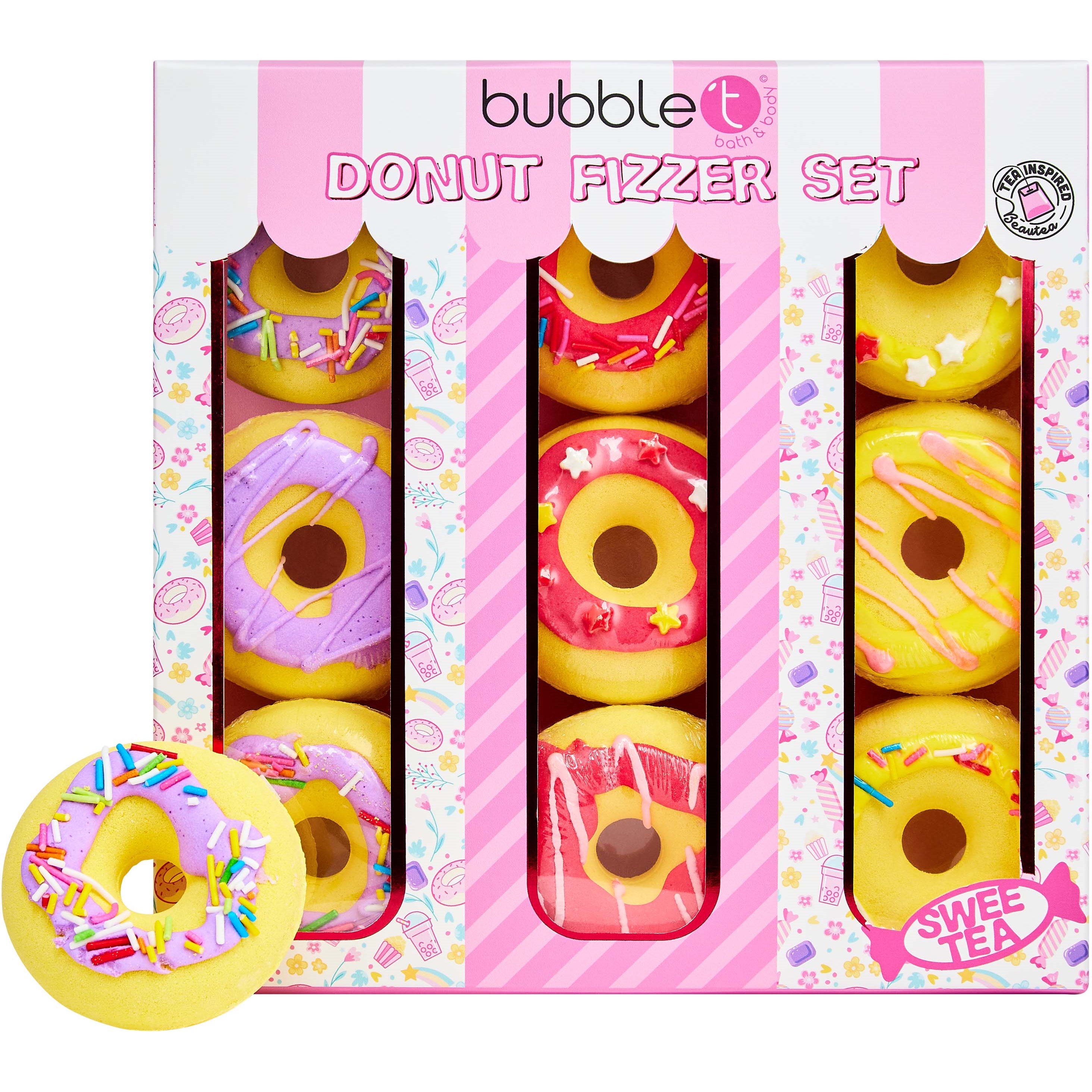 BubbleT Sweetea Donut Bath Fizzer Set