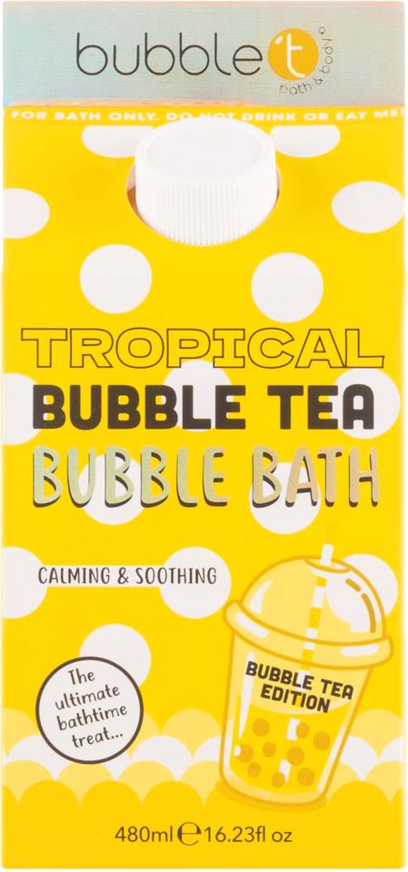 BubbleT Tropical Bubble Tea Bubble Bath 480 m