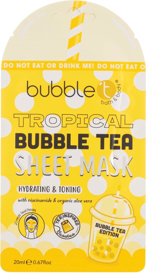 BubbleT Bubble Tea Sheet Mask Tropical