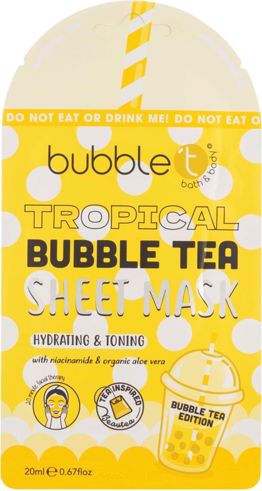 BubbleT Tropical Bubble Tea Sheet Mask