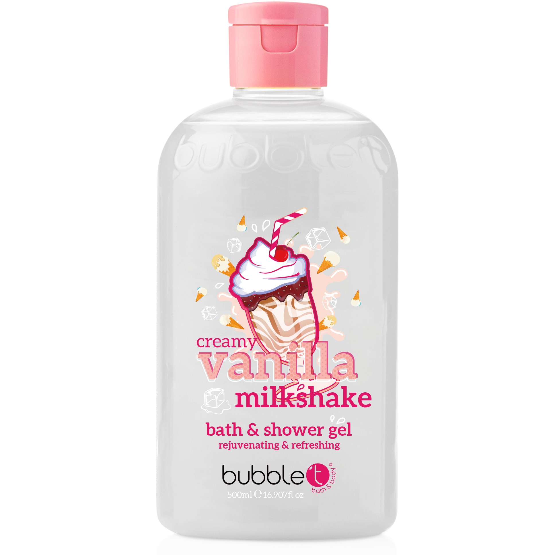 BubbleT Vanilla Milkshake Bath & Shower Gel  500 ml