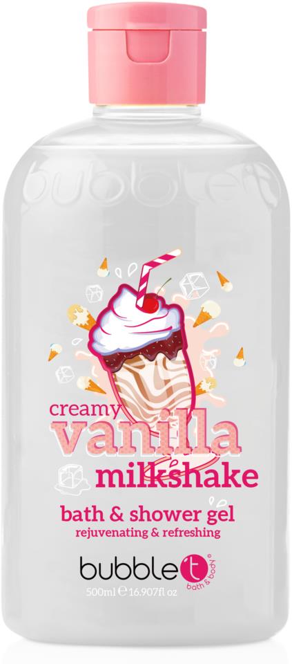 BubbleT Vanilla Milkshake Bath & Shower Gel  500 ml