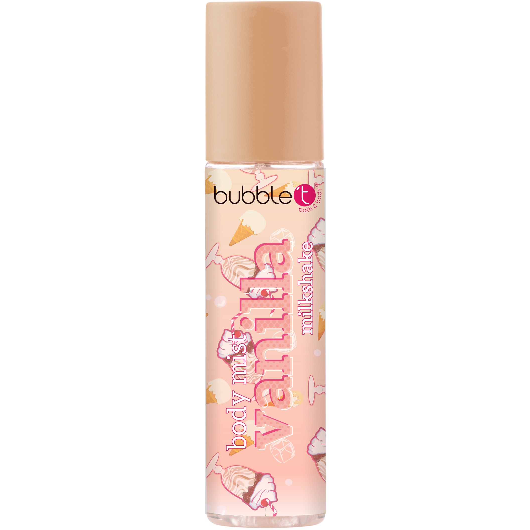 BubbleT Vanilla Milkshake Body Mist  150 ml