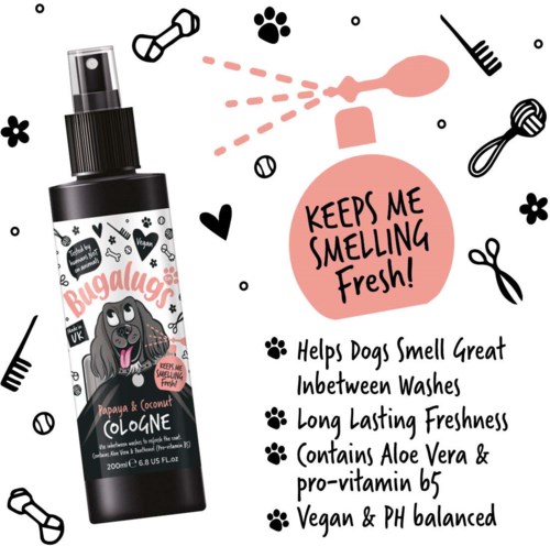 Bugalugs Papaya & Coconut Dog Cologne 200 ml