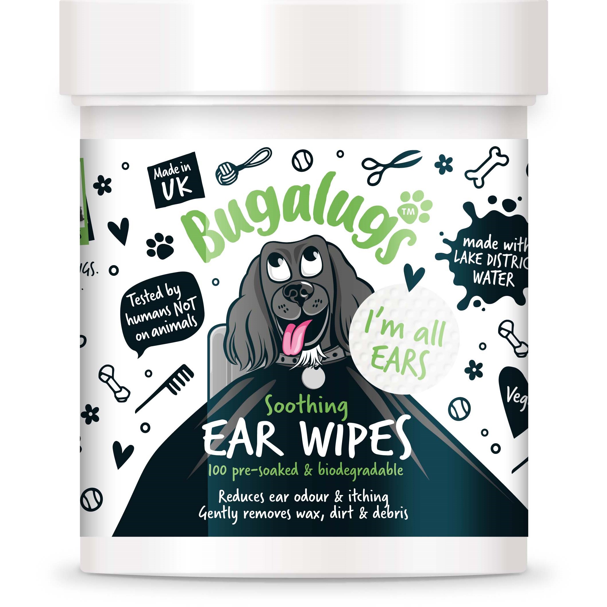 Läs mer om Bugalugs Soothing Ear Wipes